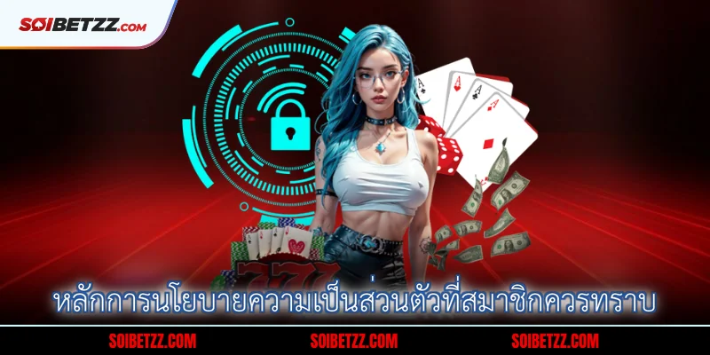 หลักการนโยบายความเป็นส่วนตัวที่สมาชิกควรทราบ