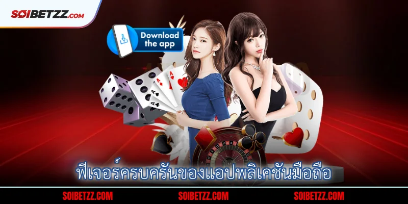 ฟีเจอร์ครบครันของแอปพลิเคชันมือถือ