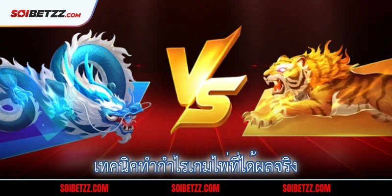 เทคนิคทำกำไรเกมไพ่ที่ได้ผลจริง